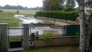Montceaux Les Meaux 77470 inondation le 19/06/2021. Les autorités responsables depuis 1961. 1 sur 2.