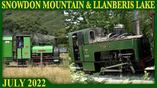 Snowdon Mountain & Llanberis Lake Railways on the Hottest Day