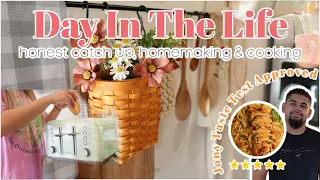 DAY IN THE LIFE | HONEST LIFE CATCH UP | homemaking, catching up, & cook with me