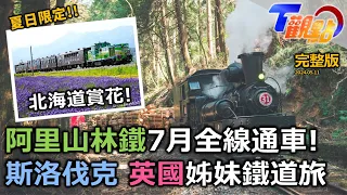 夏季限定鐵道之旅! 阿里山林鐵全線通車 檜木打造"福森號" 日本英國斯洛伐克姊妹鐵道旅 切尼赫榮超狂鐵道 火車直接開進足球場! T觀點20240511(完整版)