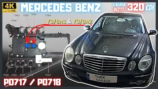 BŁĄD SKRZYNI BIEGÓW w MERCEDES BENZ E Klasa W211 320CDI - P0717 / P0718