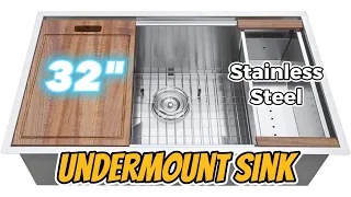 Ruvati 32" Stainless Steel Kitchen Sink
