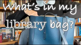 What's in my Library Bag📚ASMR