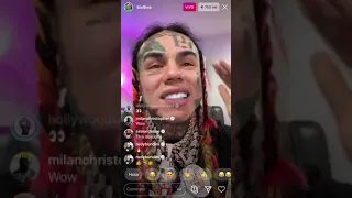 Tekashi 6ix 9ine full instagram live beef meek mill and snoopdogg