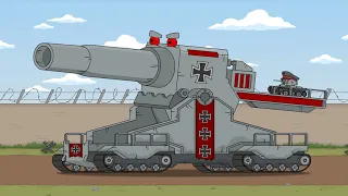 Monster Dora vs KV-44 - Cartoons about tanks