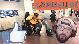 Metalhead reacts to subway performance of FLEETWOOD MAC-"Landslide"