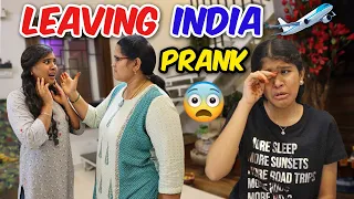 😩Akka Leaving HOME🏠- Ammu Cried😢 || PRANK on Family😜 || Ammu Times ||