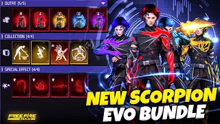 💥 New Scorpio Evo Bundle  😱 Better Than Cobra Bundle 💥 // FreeFire