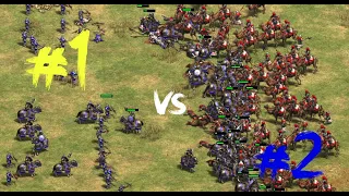 #1 DEL MUNDO VS #2 DEL MUNDO A 2020 PARTIDAZA AGE OF EMPIRES 2 DE