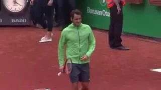 Roger Federer küçük hayranlarıyla buluştu!