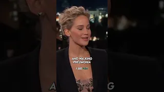 Jennifer Lawrence's Breasts Are Uneven #jenniferlawrence #jimmykimmel