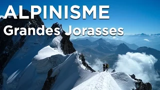 # 1 Crossing the Grandes Jorasses Pointe Helbronner Bivouac Canzio mountaineering Mont-Blanc