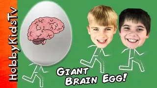 Giant BRAIN Surprise Egg with Learning Toys