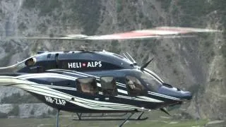 Europe's 2nd Bell 429 arrives home at Sion / Switzerland