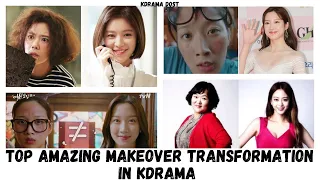 Top Kdrama Based Transformation 2021 | 10 Amazing Makeover in Kdrama | Kdrama on Real beauty