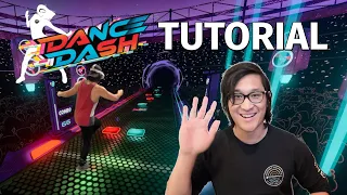 How to Play Dance Dash VR - Beginner Tutorial + Common Patterns and Moves