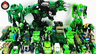 Green Color Transformers 40 Vehicle Transformation Robot Car Dinobots Hulk Grimlock Boulder Toys