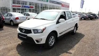 2013 SsangYong Actyon Sports. Start Up, Engine, and In Depth Tour.