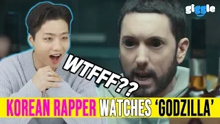 Korean SUPERBAND Rapper Reacts to GODZILLA  (ft. Eminem)