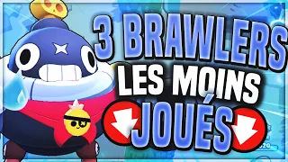 Les BRAWLERS les MOINS JOUÉS de BRAWL STARS (et pourquoi) - BRAWL STARS FR