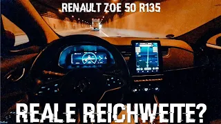 Reale Reichweite von E - Auto Renault Zoe 50 R135 ! Was schafft er wirklich?