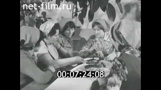 1979г. Алма- Ата. обувное объединение "Джетысу"