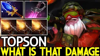 TOPSON [Sniper] Brutal Assassinate Damage with Scepter Build Dota 2