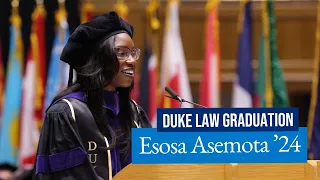 Duke Law Graduation 2024 | Esosa Asemota '24