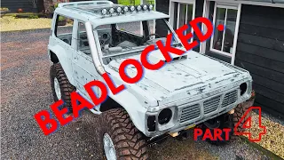 [Part 4] Nissan patrol Y60 Build! Beadlock install and much more! Widebody GQ With Bmw m57 engine!