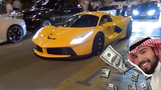 LAFERRARI D'UN PRINCE SAOUDIEN ! ( plus GMK qui roule fort )