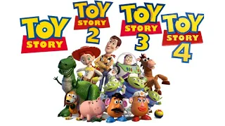 Every Toy Story Movie but only the word "Toy"