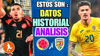 Estos son los datos del Colombia vs Rumania hoy | Historial, análisis y como vienen los equipos