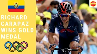 Richard Carapaz Wins Olympic Gold In Men's Road Race | 2021