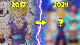 OLD vs NEW! ReDrawing GOHAN'S Evolution from 2017 | Drawing Progress