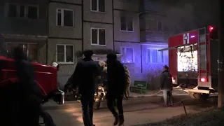 Пожар на улице Балакирева во Владимире
