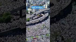 4 MILLION people in the streets of Argentina 🏆😳💙 (via facundodelreal/TW) #shorts