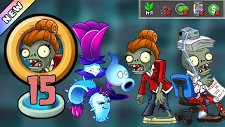 Plants vs  Zombies 2 - ZCorp Takeover 2024 Level 15 [Plants Lvl 1 & No Premium] + DOWNLOAD