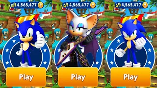 Sonic Dash - Sonic vs Rockstar Rouge New Update Character vs All Bosses Zazz Eggman - Run Gameplay