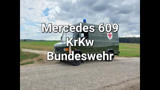 Mercedes 609 D KrKw, Sanka, Bundeswehr, Vario, Rettungswagen, Army, BW, Walk Around, Start and Drive