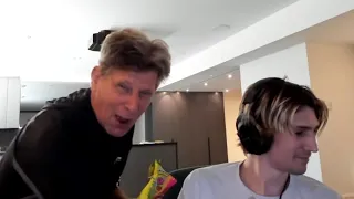 xQc Dad Comes to him on Stream
