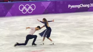 Cizeron and Papadakis 2018 PyeongChang Olympic free dance new world record 123.35