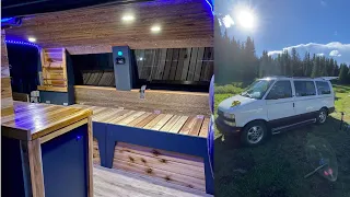 Stealth astro van build in 9 Days - Timelapse of complete process