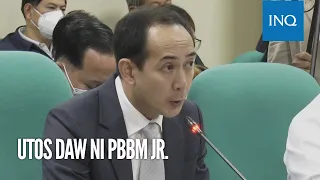 Executive Sec. Rodriguez, napilitang humarap sa Senate Blue Ribbon Committee dahil sa subpoena