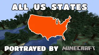 All 50 US States Portrayed by Minecraft