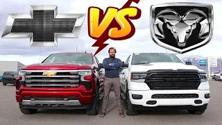 2024 Ram 1500 Laramie vs 2024 Chevy Silverado High Country: Which $70,000 Truck Is Best?
