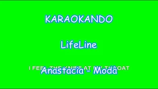 Karaoke Italiano- LifeLine ( luce per sempre ) - Anastacia - Modà ( Lyrics Testo )