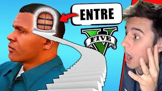 ENTREI DENTRO da CABEÇA do FRANKLIN no GTA 5 ?