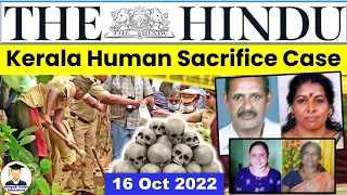 16 October 2022 | The Hindu Newspaper Analysis | 16 October Current Affairs | Editorial Analysis