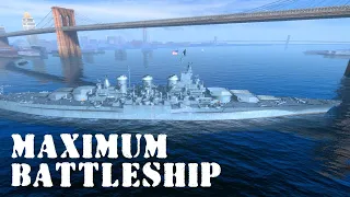 World of Warships Blitz - battleship "USS Vermont" review