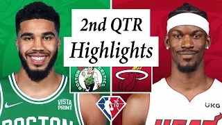 #2 Boston Celtics vs #1 Miami Heat - 2nd QTR Highlights - PO G7 - May 29, 2022